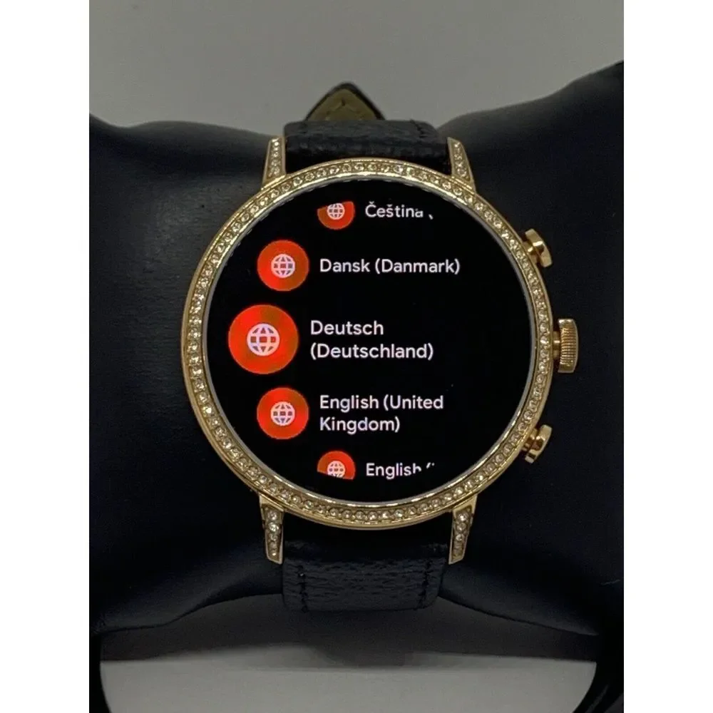 Fossil Gen 4 Authentic Digital Dial Smart Watch Custom Band FTW6011 QT505